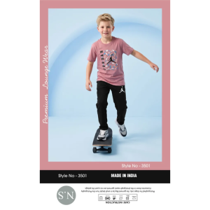 Stylish Pink Boys Pyjamas Set – Soft & Comfortable Everyday Wear