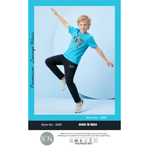 Stylish Teal Boys Pyjamas Set – Soft & Comfortable Everyday Wear