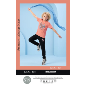 Stylish Coral Boys Pyjamas Set – Soft & Comfortable Everyday Wear