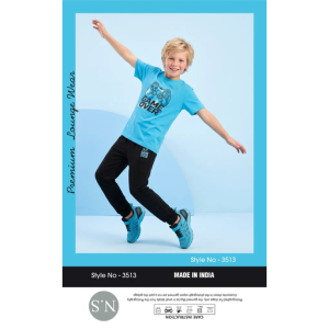Stylish Teal Boys Pyjamas Set – Soft & Comfortable Everyday Wear