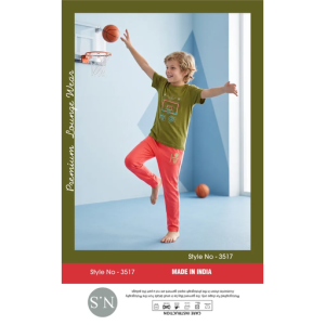 Stylish Olive Boys Pyjamas Set – Soft & Comfortable Everyday Wear