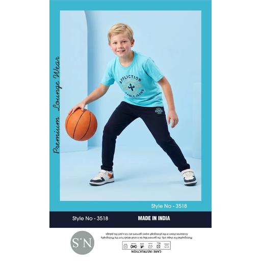 Stylish Teal Boys Pyjamas Set – Soft & Comfortable Everyday Wear