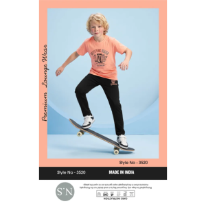Stylish Coral Boys Pyjamas Set – Soft & Comfortable Everyday Wear
