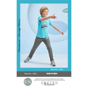 Stylish Teal Boys Pyjamas Set – Soft & Comfortable Everyday Wear