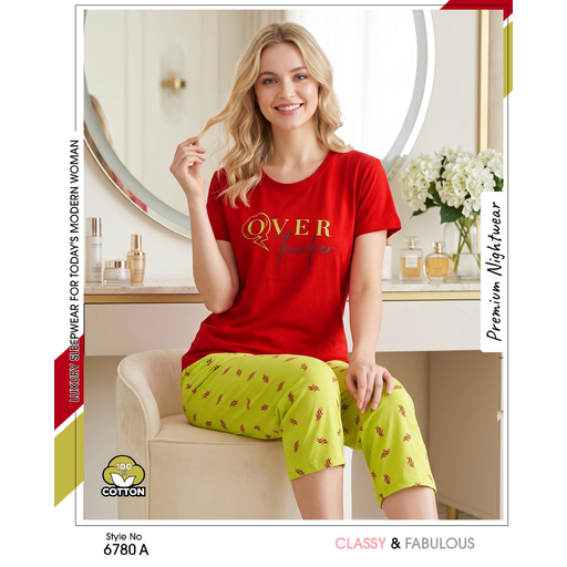 Women's Stylish Red Red Capri – Comfortable Everyday Fashion Wear