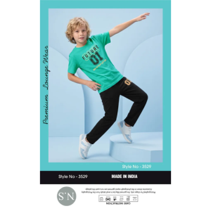 Stylish Teal Boys Pyjamas Set – Soft & Comfortable Everyday Wear